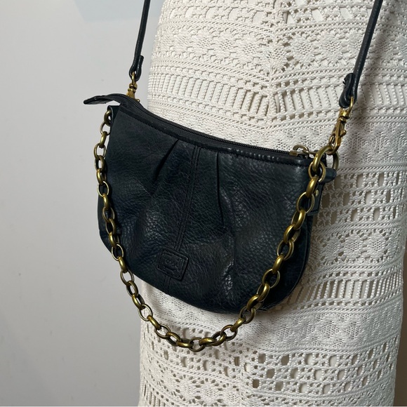 Fossil Leather Bag with Chain Strap - Picture 12 of 12